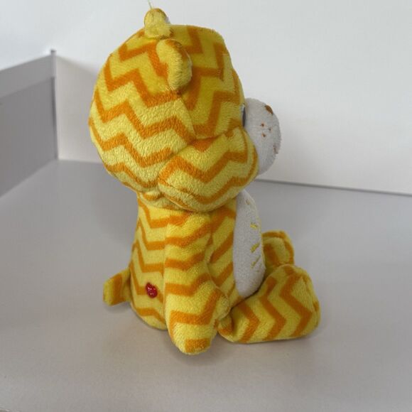Care Bears FUNSHINE Bear 8” Chevron Striped Plush Stuffed Animal Toy Yellow - Picture 4 of 12